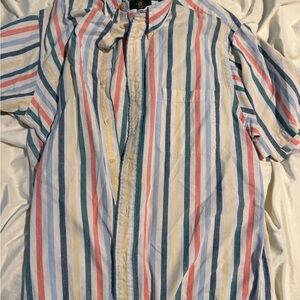 Club Room Multicolor Striped Button Down Shirt